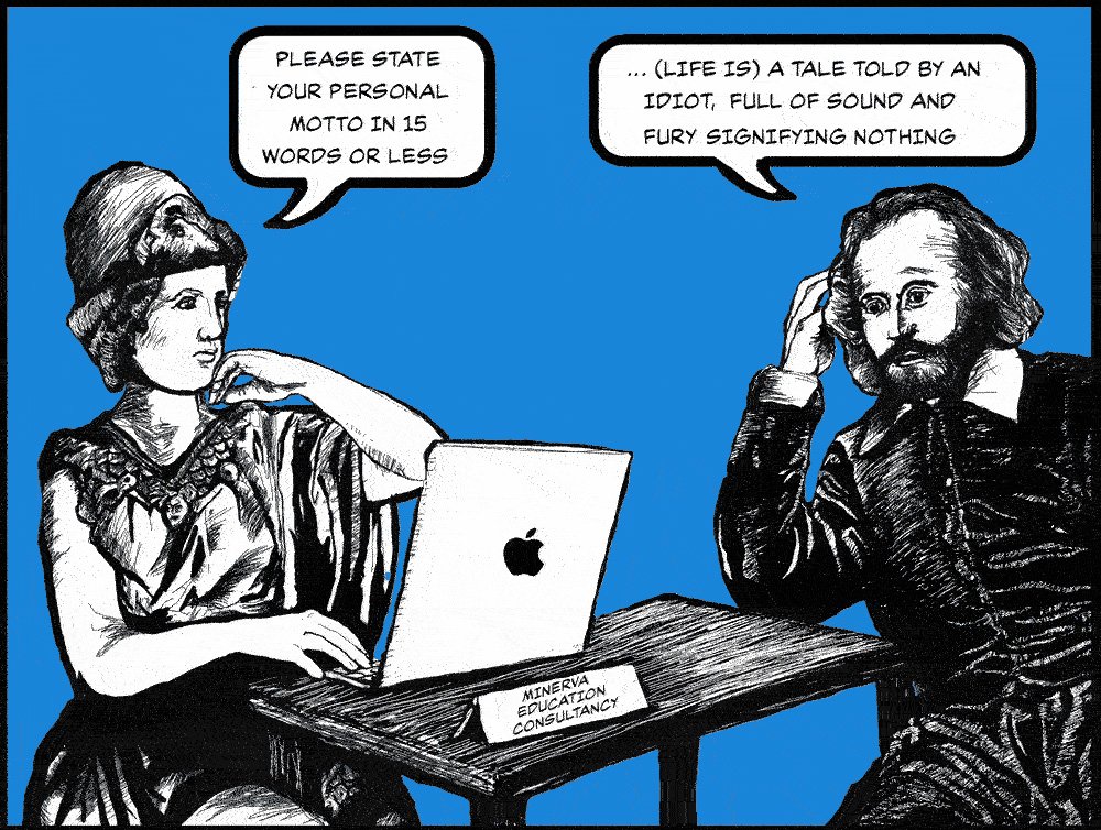 Static Shakespeare cartoon